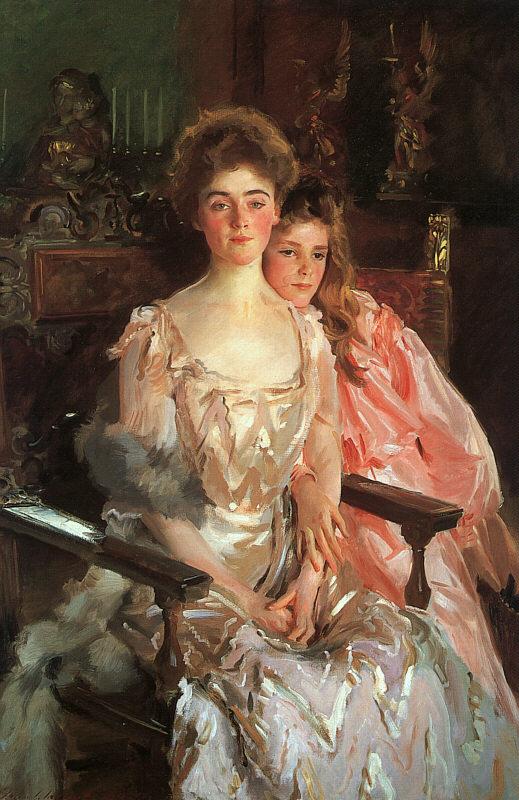 John Singer Sargent Mrs Fiske Warren her Daughter Rachel